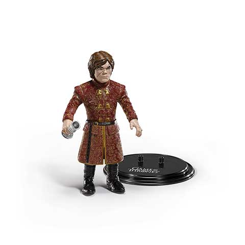 Figurine Tyrion Lannister en PVC de haute qualité, Toyllectible Bendyfigs inspirée de Game of Thrones, parfaite pour les collectionneurs.