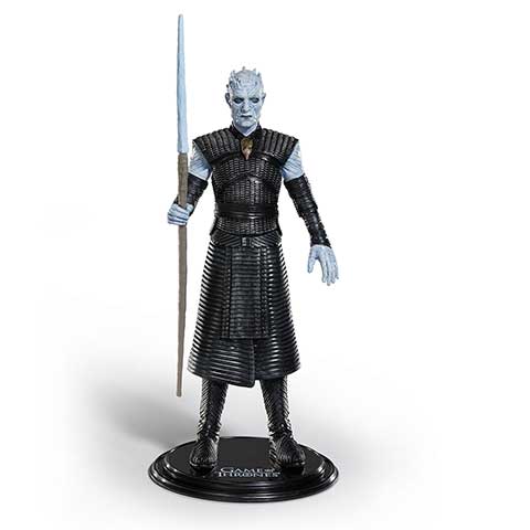 Vue d'ensemble de la figurine Night King - Toyllectible Bendyfigs, mettant en avant sa conception flexible unique inspirée de Game of Thrones.
