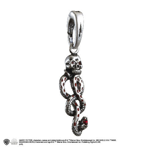 Charm Lumos de Harry Potter, symbole de la marque des ténèbres, bijou en plaqué argent, incorporant magie et élégance pour sensibiliser à la cause des enfants défavorisés.