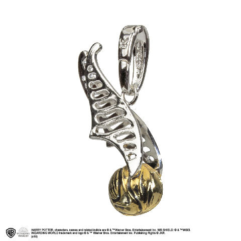 Charm Lumos - Vif d’or de Harry Potter, un bijou en plaqué argent et or symbolisant la lumière dans l’obscurité, au service de la fondation Lumos.