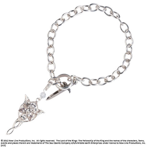 Arwen - Bracelet Etoile du Soir en argent massif 925 avec cristaux scintillants, un accessoire élégant et sophistiqué pour sublimer votre tenue.
