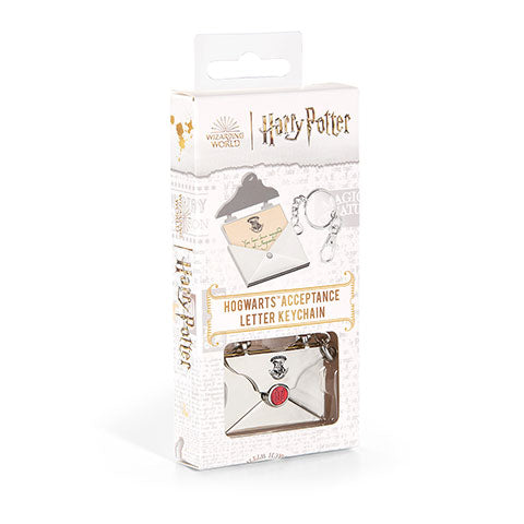 Porte-clés lettre d’acceptation Poudlard - Un bijou captivant en métal, symbole magique de l'univers Harry Potter, parfait pour les fans et collectionneurs.