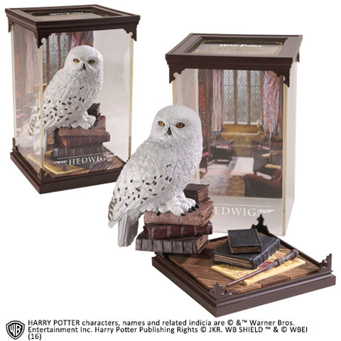Figurine Hedwige - Créatures magiques Harry Potter, majestueux hibou en PVC, ajout essentiel pour les fans de la saga.