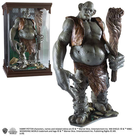 Figurine Harry Potter Créatures magiques - Troll des montagnes, soigneusement détaillée, conçue en PVC de haute qualité, parfaite pour les collectionneurs.
