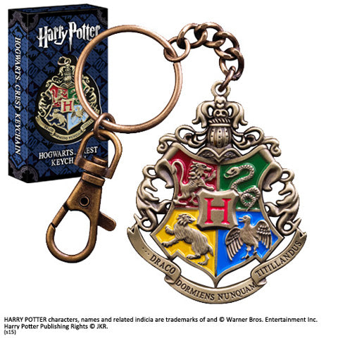 Porte-clés Poudlard Harry Potter, symbole emblématique de la magie, parfait accessoire pour les fans de la saga.