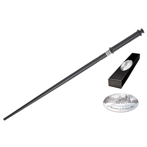 Baguette de Yaxley - Réplique officielle de Harry Potter, en résine de haute qualité, capturant le style emblématique du personnage, parfaite pour les collectionneurs.