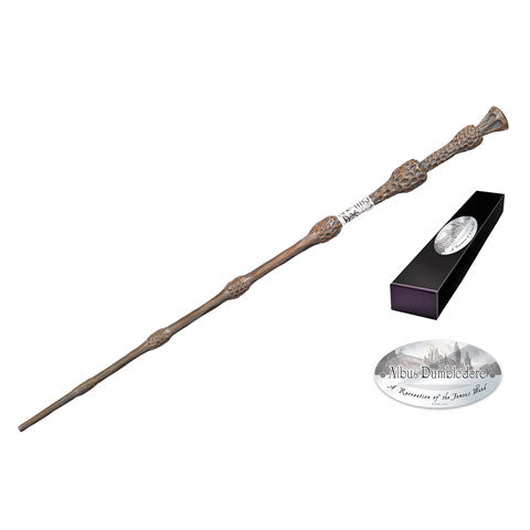 Baguette du Professeur Albus Dumbledore - Baguette de Sureau, réplique magique de Harry Potter faite en résine de haute qualité, d'une longueur de 40 cm, parfaite pour les collectionneurs et fans de la saga.