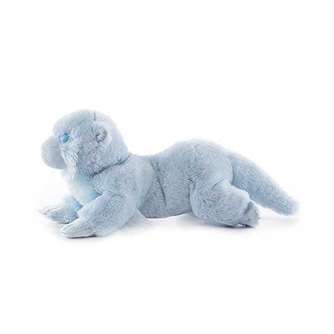 Découvrez le Peluche Patronus Loutre - Harry Potter, l'adorable compagnon magique d'Hermione Granger, un accessoire enchanteur pour les fans de Poudlard.