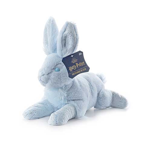 Peluche Patronus Lièvre - Harry Potter, fabriquée avec des matériaux de haute qualité, capturant chaque détail du Patronus de Luna Lovegood.