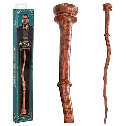 Baguette magique blister Jacob Kowalski - Animaux Fantastiques, réplique captivante pour les fans de J.K. Rowling, mesure 34 cm.