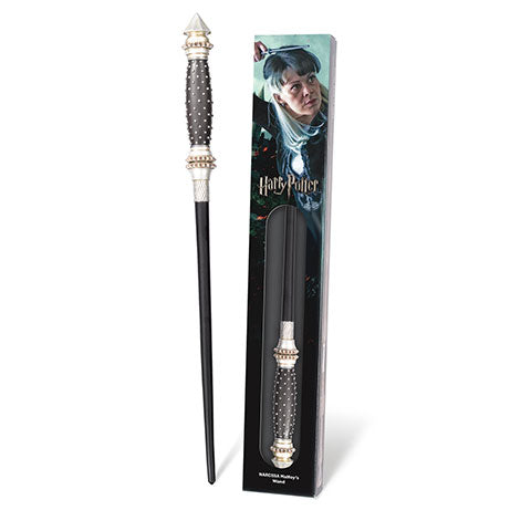 Baguette Narcissa Malefoy - Blister, réplique magique du personnage de Harry Potter, conçue en résine de haute qualité, parfaite pour les collectionneurs.