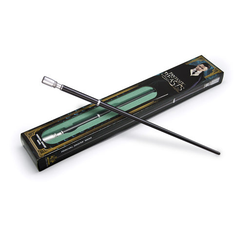 Baguette magique blister Percival Graves - Animaux Fantastiques, accessoire magique en résine de haute qualité, élégante et détaillée, parfaite pour les fans de la saga.