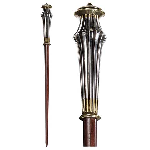 Détails de la Baguette magique boîte Ollivander Anton Vogel - Animaux Fantastiques, mettant en avant ses matériaux durables et sa conception intemporelle.