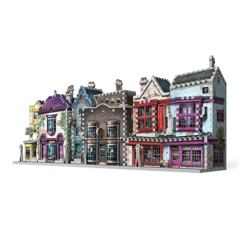 Puzzle 3D Wrebbit Harry Potter - Boutiques Madame Guipure et Florean Fortescue, un univers magique à recréer en 290 pièces captivantes.