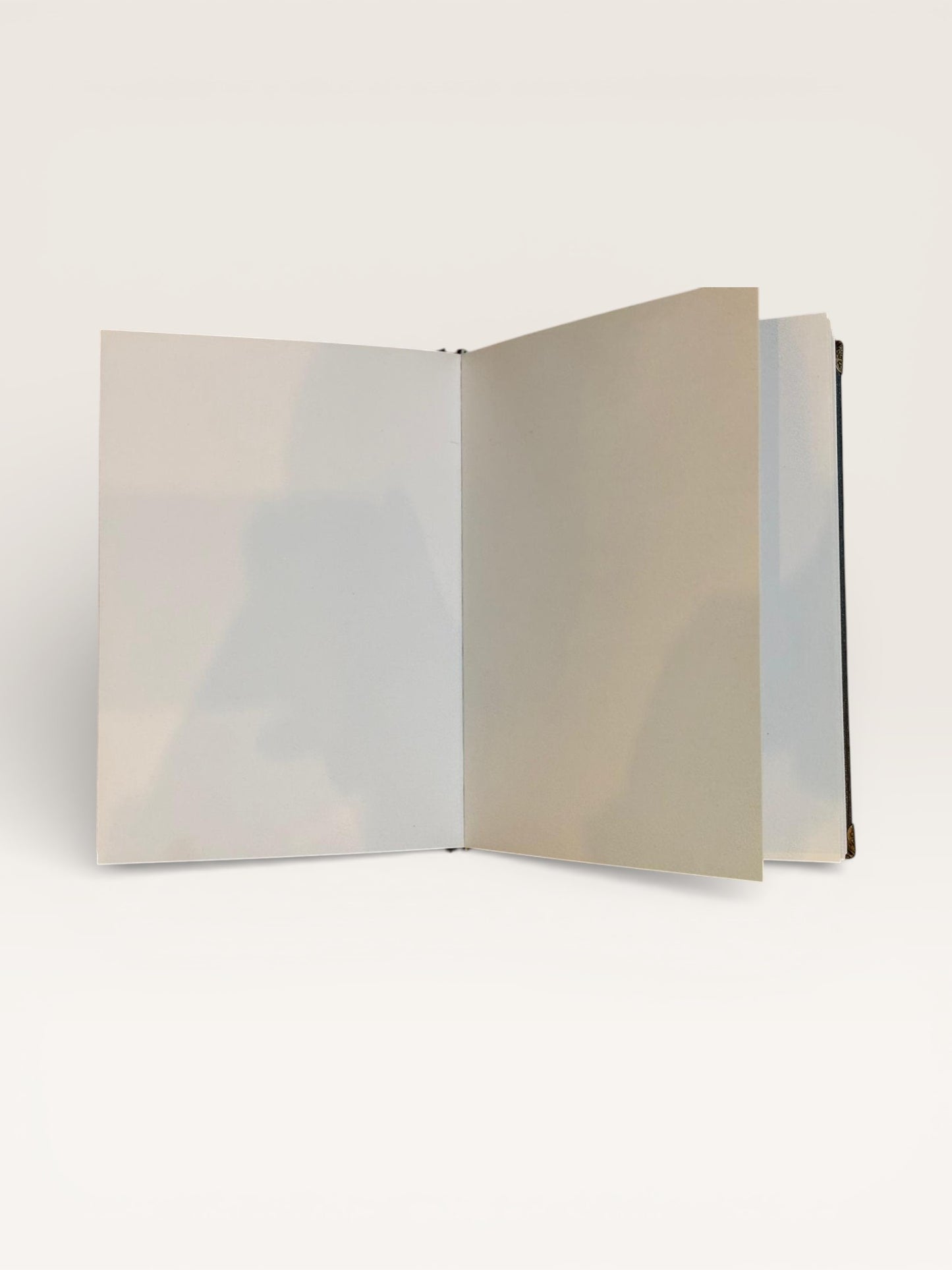 Carnet Papillon de nuit avec une couverture artisanale illustrant un papillon nocturne, idéal pour des réflexions intimes et l'écriture personnelle.