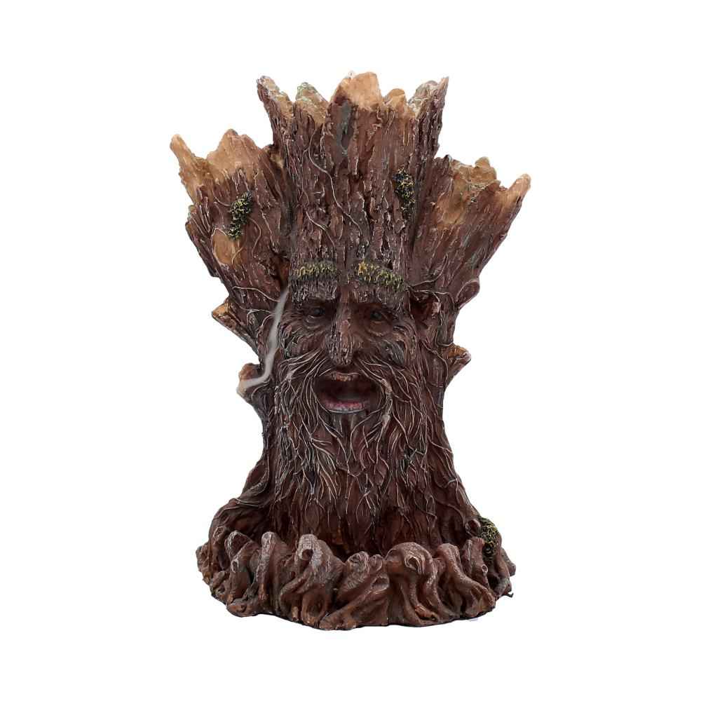 Brûleur d’Encens à Refoulement Arbre Esprit Vert Homme de Nemesis Now, 19 cm de hauteur, en résine multicolore, idéal pour créer une atmosphère apaisante et méditative.