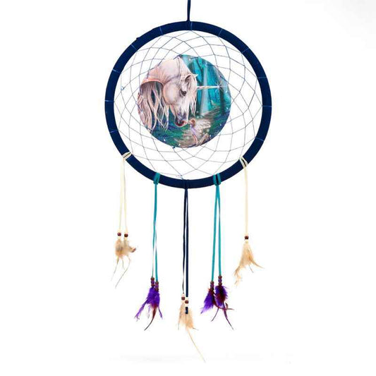 Attrape-rêves Lisa Parker Fée et Licorne 33cm de Puckator, un accessoire de décoration féérique avec des motifs enchanteurs, parfait pour capturer des rêves et ajouter une touche magique à votre intérieur.