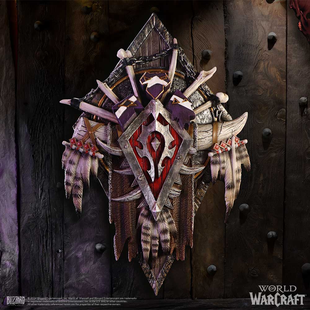 Plaque murale World of Warcraft Horde 30cm