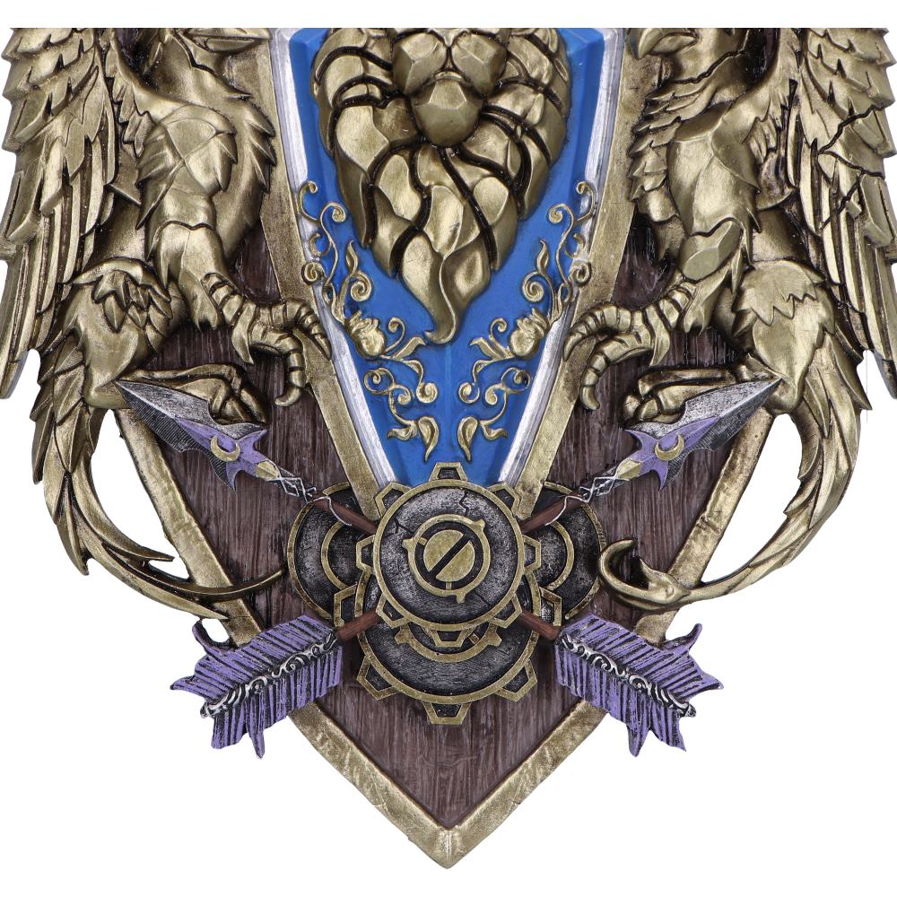 Plaque murale World of Warcraft Alliance 30cm