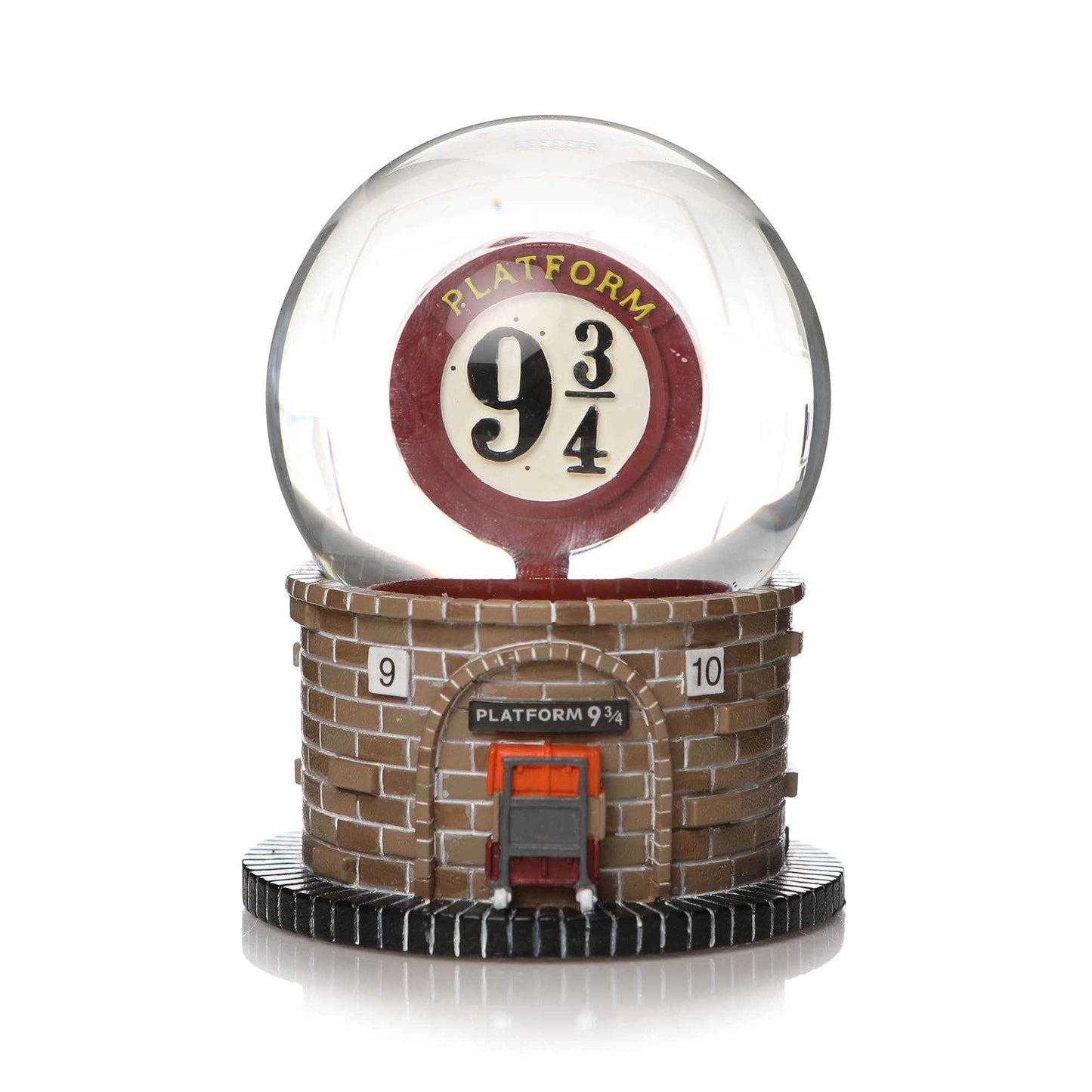 Emballage élégant de la boule à neige Harry Potter - Plateforme 9 3/4 de Half Moon Bay, parfaite comme cadeau.