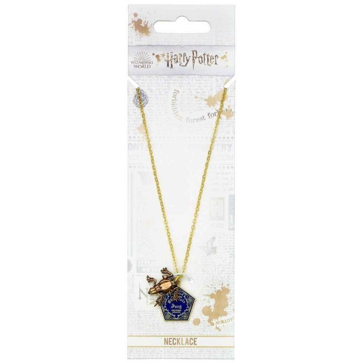 Collier Chocogrenouille Harry Potter d'Ankorstore, bijou captivant en plaqué or inspiré par la magie de l'univers Harry Potter.