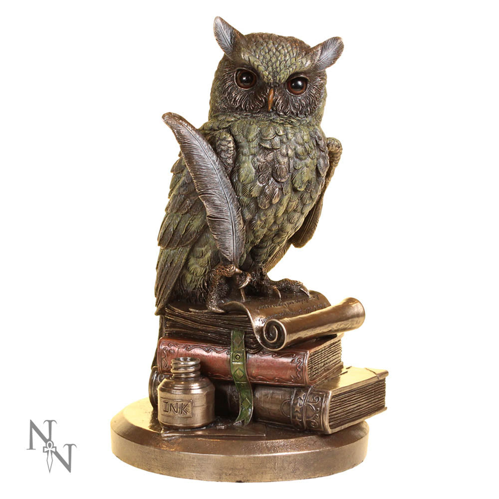 Figurine hibou académique en bronze Ulula