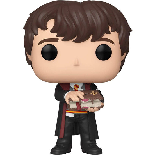 Figurine Funko Pop Harry Potter - Neville avec le livre monstre de Fundom, représentée en vinyle coloré, capturant son esprit audacieux.