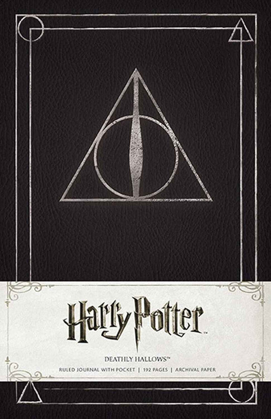 Journal à couverture rigide ligné Harry Potter : Les Reliques de la Mort proposé par Ankorstore, un carnet captivant inspiré de l'univers magique.