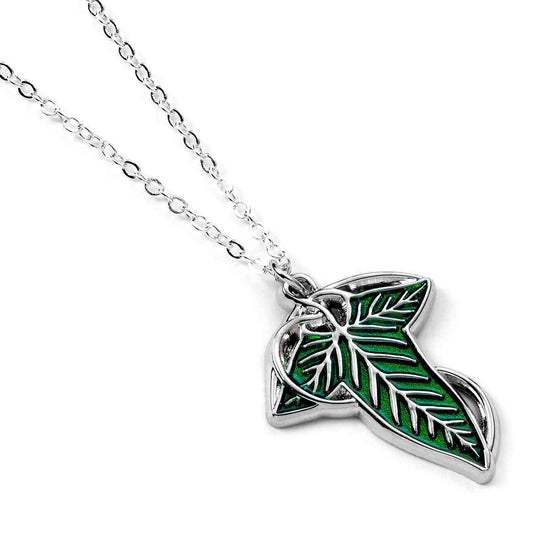 Collier en argent Feuille de Lorien du Seigneur des Anneaux, conçu par Ankorstore. Un bijou enchanteur qui capture l'essence spirituelle de la Lórien, parfait pour les passionnés et les collectionneurs.