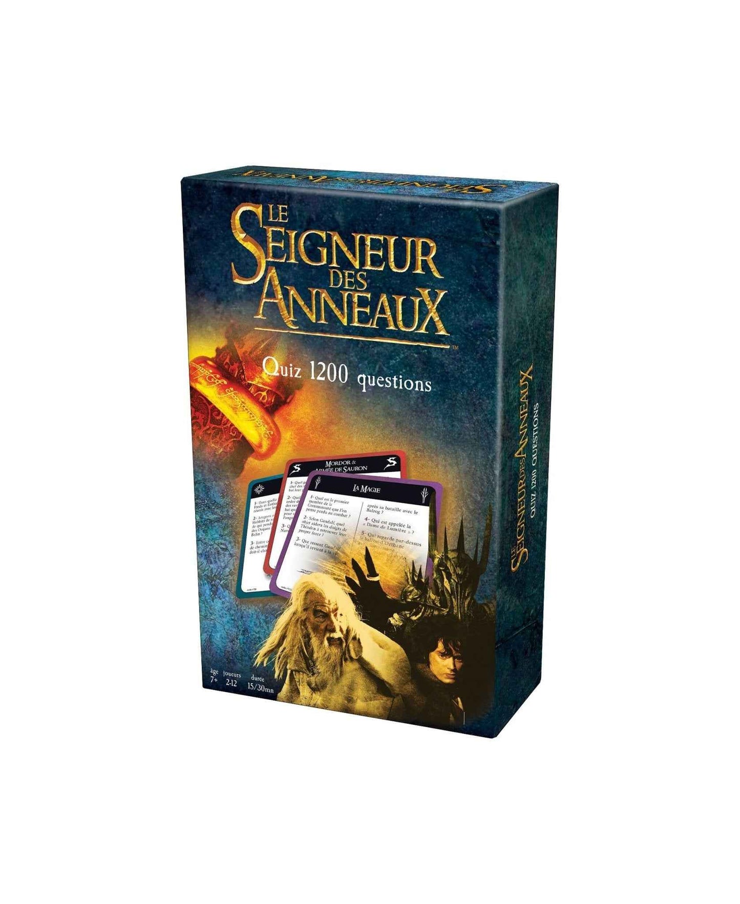 Image captivante du Quiz 1200 Le Seigneur des Anneaux par Ankorstore, plongeant les joueurs dans l'univers mythique de la Terre du Milieu.