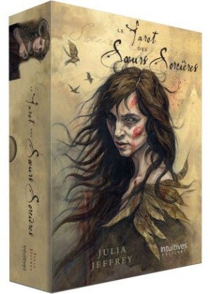 Illustration captivante du coffret 'Le Tarot des Sœurs Sorcières' de GVP PHILIPPE, invitant à explorer les légendes et mystères de la sorcellerie.