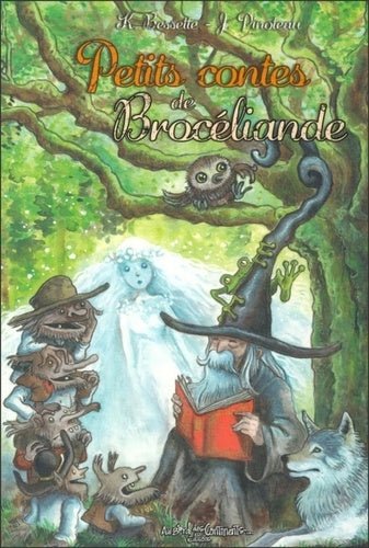 Illustration captivante représentant un extrait de 'Les petits contes de Brocéliande' de AU BORD DES CONTINENTS, plongée dans un monde magique peuplé de korrigans et de fées.