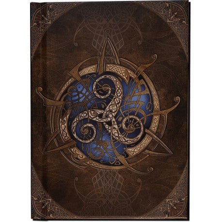 Carnet de notes Triskell Bleu A6 2024 de AU BORD DES CONTINENTS, parfait pour capturer vos idées inspirantes avec son design celtique et sa couverture rigide.