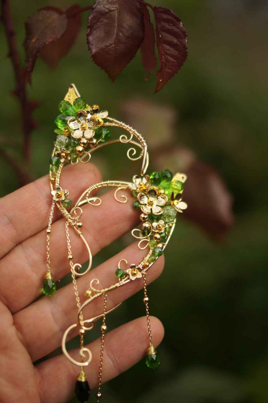 Boucles d’oreilles Oreilles d’elfe des forêts d'Etsy, idéales pour le cosplay et ajoutant une touche de magie à votre style.