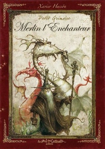 Illustration captivante du Petit grimoire Merlin l'enchanteur d'AU BORD DES CONTINENTS, plongeant dans l'univers magique des légendes arthuriennes.