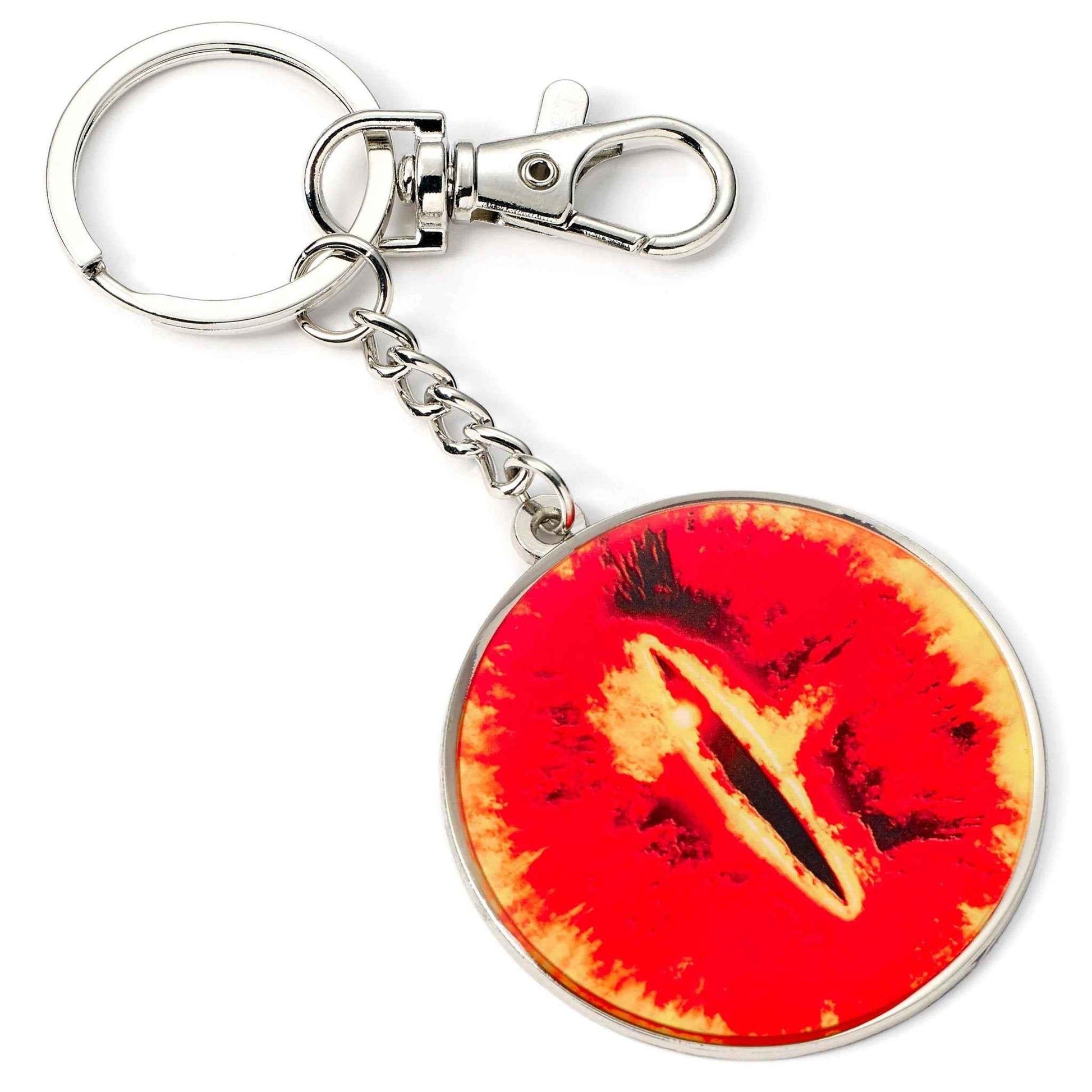 Porte-clés Le Seigneur des Anneaux Œil de Sauron, un accessoire emblématique proposé par Ankorstore, parfait pour les fans de fantasy et les collectionneurs.