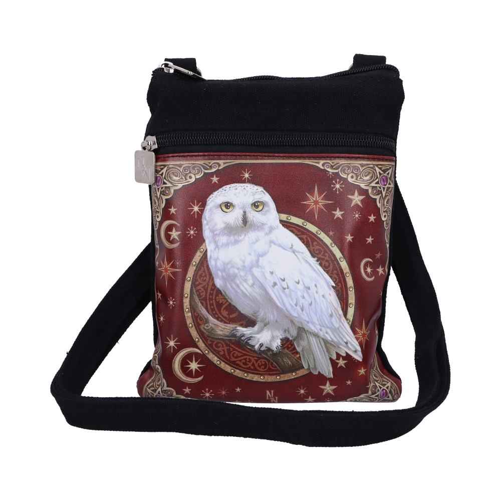 Sac à bandoulière Magical Flight 23cm de Nemesis Now, une œuvre d'art mystérieuse inspirée par la sagesse du hibou, parfaite pour ajouter une touche de magie à votre style.
