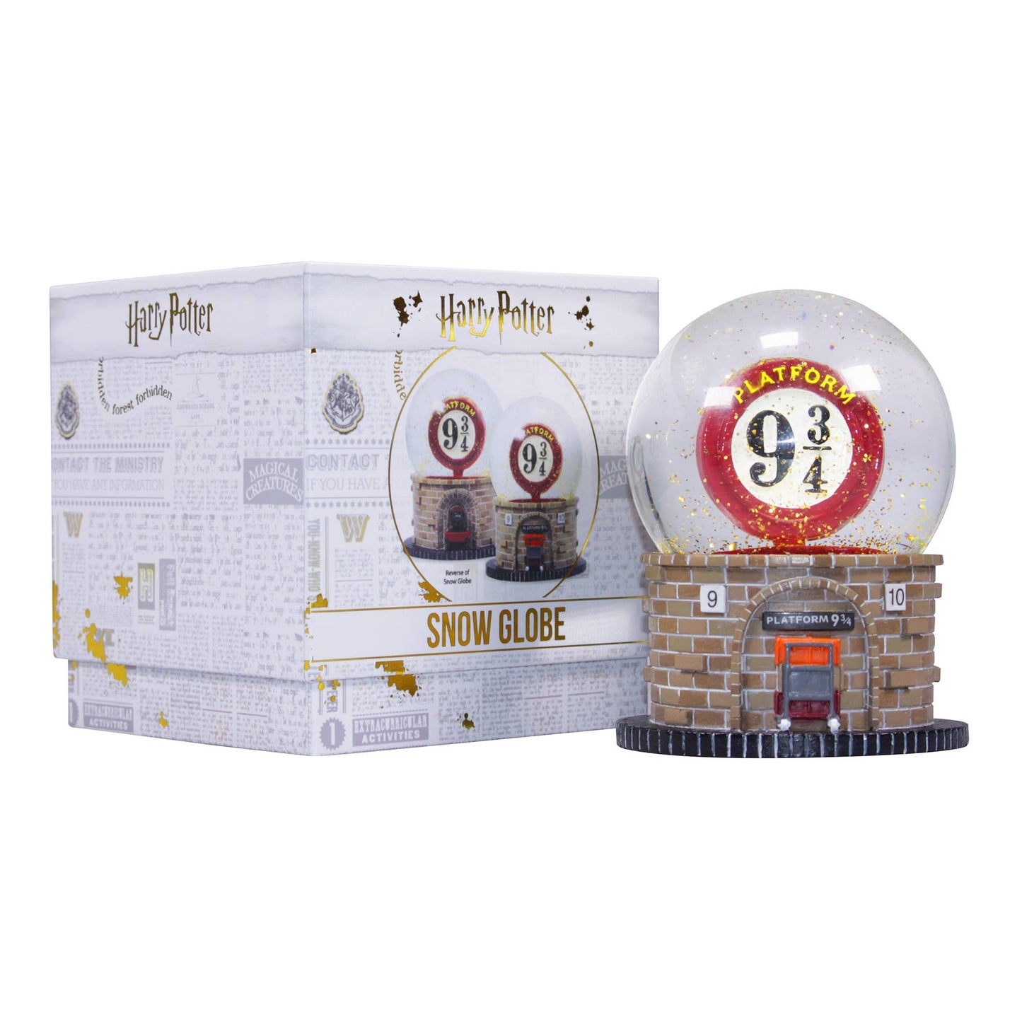 Boule à neige en boîte (65 mm) - Harry Potter (Plateforme 9 3/4)