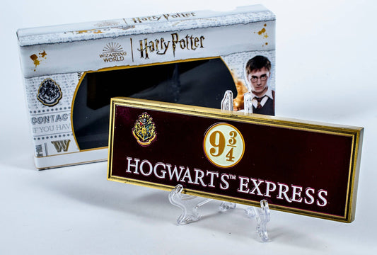 Panneau en métal Harry Potter : Platform 9 ¾
