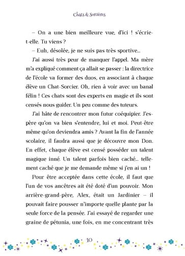 Couverture détaillée du tome 1 de 'Chats & Sorcières : Magies, gaffes et compagnie' par AU BORD DES CONTINENTS, sur une quête magique pleine de mystères.