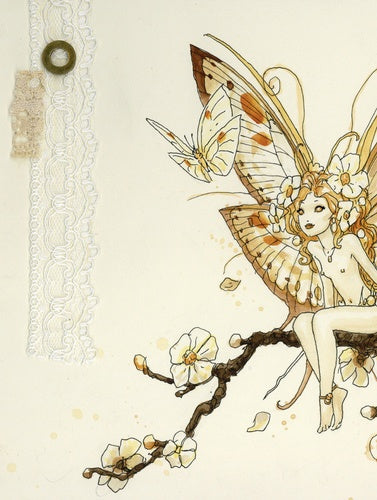 Démon captivant dans un style steampunk, illustration de Fées et Amazones par AU BORD DES CONTINENTS, alliant sensualité et art.