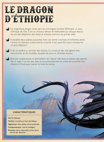 Anecdotes fascinantes sur les dragons présentées dans 'Le livre extraordinaire des dragons' par AU BORD DES CONTINENTS.