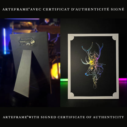 Affiche de collection Patronum - Harry Potter en format 30 x 40 cm, idéale pour embellir votre décoration intérieure.