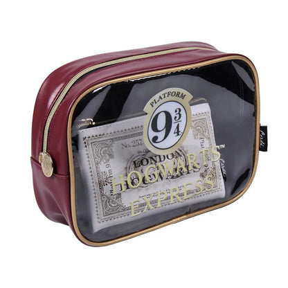 Set de 2 pochettes de voyage Poudlard Express - Harry Potter, élégantes et pratiques pour tous vos besoins de voyage.
