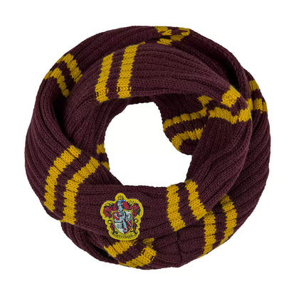 Echarpe Infini Gryffondor - Accessoire incontournable pour les fans de Harry Potter, symbole de loyauté et d'héroïsme, conçu en acrylique doux et résistant.