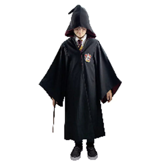 Détails de la Robe de Sorcier KIDS - Gryffondor - Harry Potter, incluant la poche spéciale pour baguette magique, conçue pour les fans de magie.