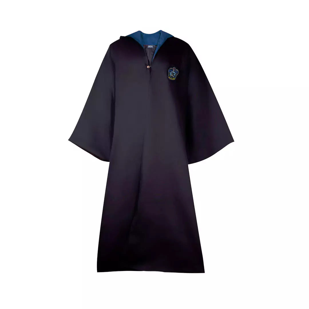 Robe de Sorcier KIDS - Serdaigle inspirée de Harry Potter, parfaite pour les jeunes fans de magie avec des détails élégants comme un écusson de maison et une capuche mystérieuse.