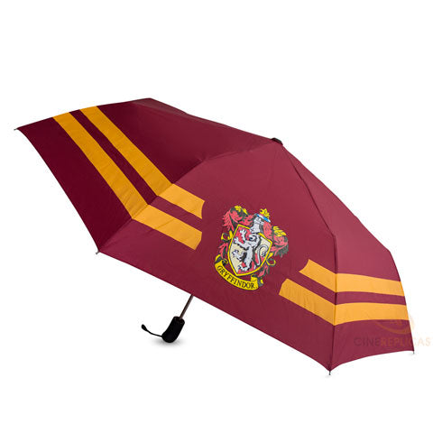 Parapluie Gryffondor Harry Potter, élégant et imperméable, avec un design emblématique en rouge, idéal pour les passionnés de la magie.