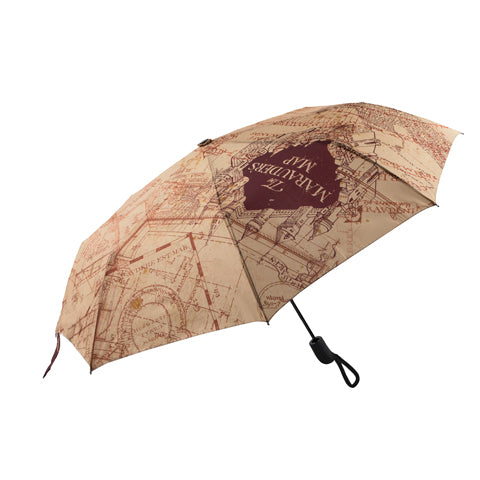 Parapluie - Carte du Maraudeur inspiré de Harry Potter, parfait pour braver la pluie avec style tout en exprimant votre passion pour l'univers magique.
