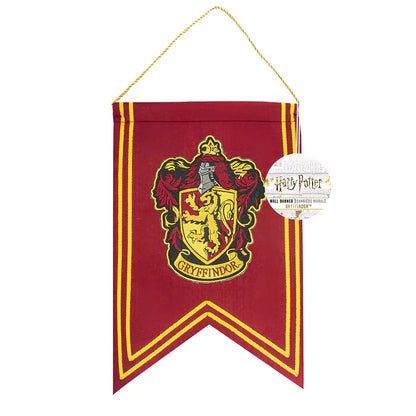 Bannière Murale Gryffondor - Harry Potter, vibrant motif rouge et or, ajout de charme et de bravoure à votre intérieur.